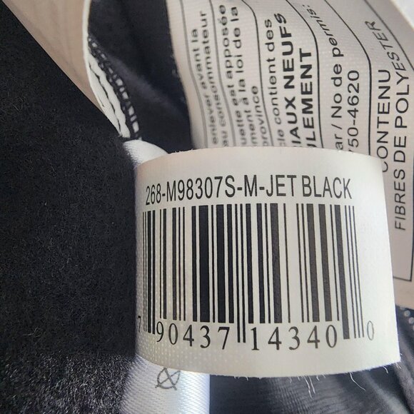 Free Country Jacket Mens Medium Jet Black Microtech Fleece Full Zip 268-M98307S - Picture 13 of 16